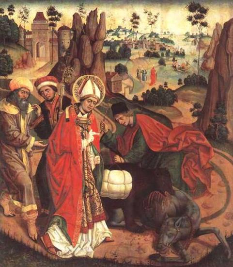 Jan Polack Painting of Saint Corbinian oil painting picture